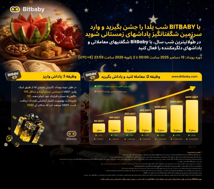 کمپین بونوس شب یلدا بیت بیبی